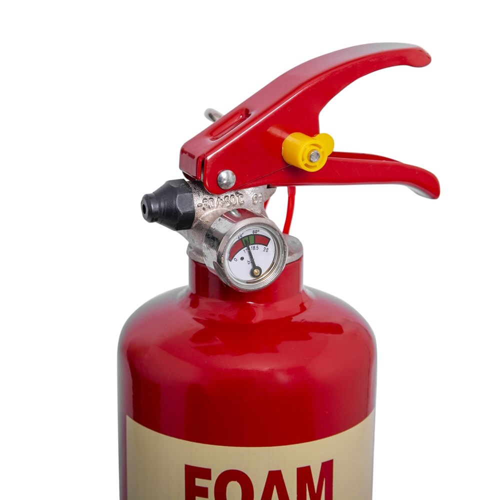 fire extinguisher gauge reading